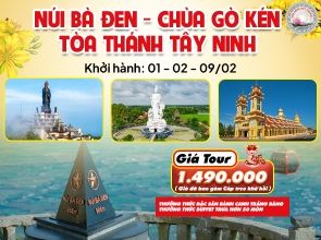 TÂY NINH - NÚI BÀ ĐEN - THÁNH THẤT CAO ĐÀI