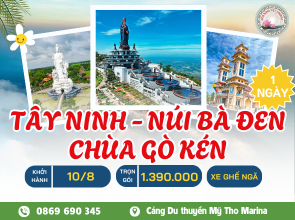 TÂY NINH - NÚI BÀ ĐEN - THÁNH THẤT CAO ĐÀI