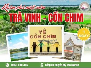 TOUR TRÀ VINH - KDL CỒN CHIM