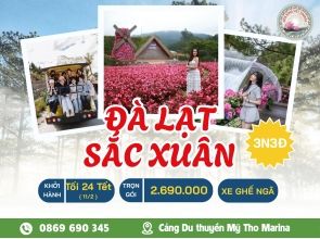ĐÀ LẠT SẮC XUÂN - TIÊU CHUẨN 2 SAO