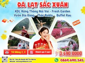 ĐÀ LẠT SẮC XUÂN - TIÊU CHUẨN 2 SAO+