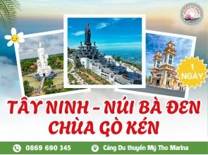 TÂY NINH - NÚI BÀ ĐEN - THÁNH THẤT CAO ĐÀI