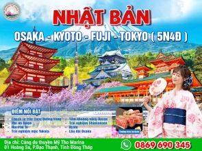 NHẬT BẢN - OSAKA - KYOTO - TOKYO