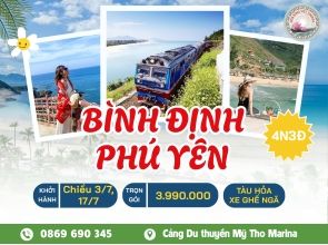 BÌNH ĐỊNH - PHÚ YÊN - TRẢI NGHIỆM TÀU HỎA