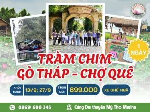 ĐỒNG THÁP - DI TÍCH XẺO QUÝT - CHỢ QUÊ TÂN THUẬN ĐÔNG