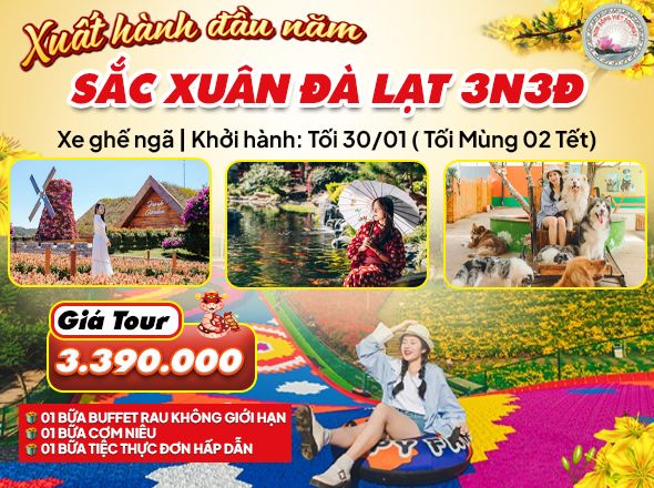 ĐÀ LẠT SẮC XUÂN