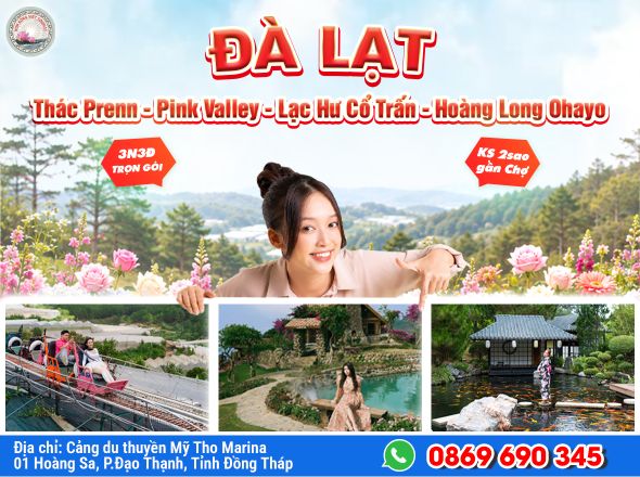 ĐÀ LẠT NGÀN HOA - THAM QUAN ĐIỂM MỚI