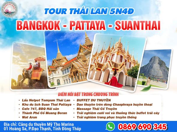 THÁI LAN - BANGKOK - PATTAYA  - SUAN THAI